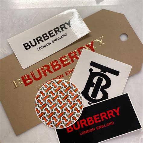 burberry sticker|Burberry stickerei .